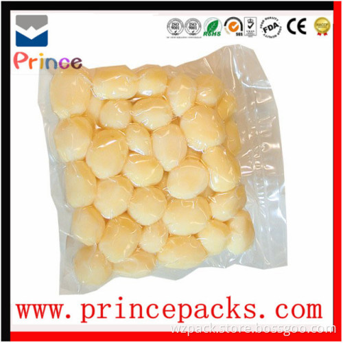 Plastic food package bag with custom logo/vacuum food bag / food vacuum plastic bag